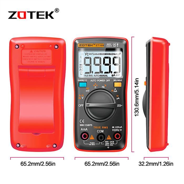 AVOMETER DIGITAL ZOTEK ZT109 / MULTITESTER DIGITAL ZT109 ORIGINAL