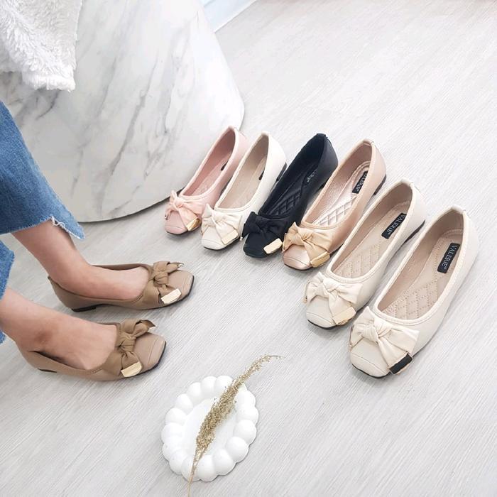 Kode V11-243 Brand Valerie Sepatu Flat Import Size 36-41 Shoes Wanita Flat Shoes 3 Tbk