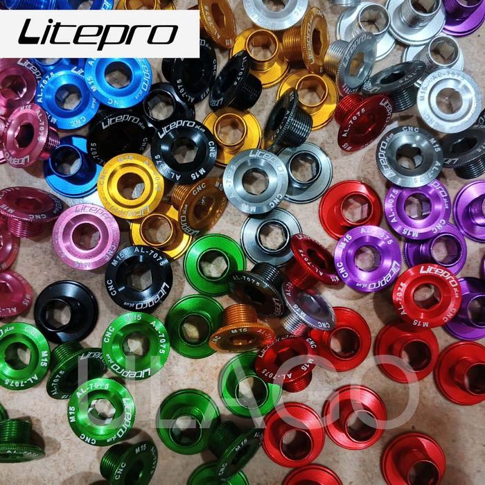 TUTUP CRANK KIRI HT2 LITEPRO ORI M15 M18 M19 M20 COVER BAUT SCREW HOLLOWTECH BB MUQZI ZFZ LIXADA