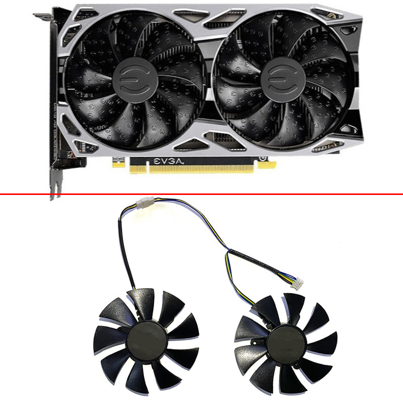 DIY 2PCS 85MM 4PIN GA92S2U GTX1660 GPU Graphics card Fan For EVGA GeForce GTX1660 Ultra GeForce GTX 
