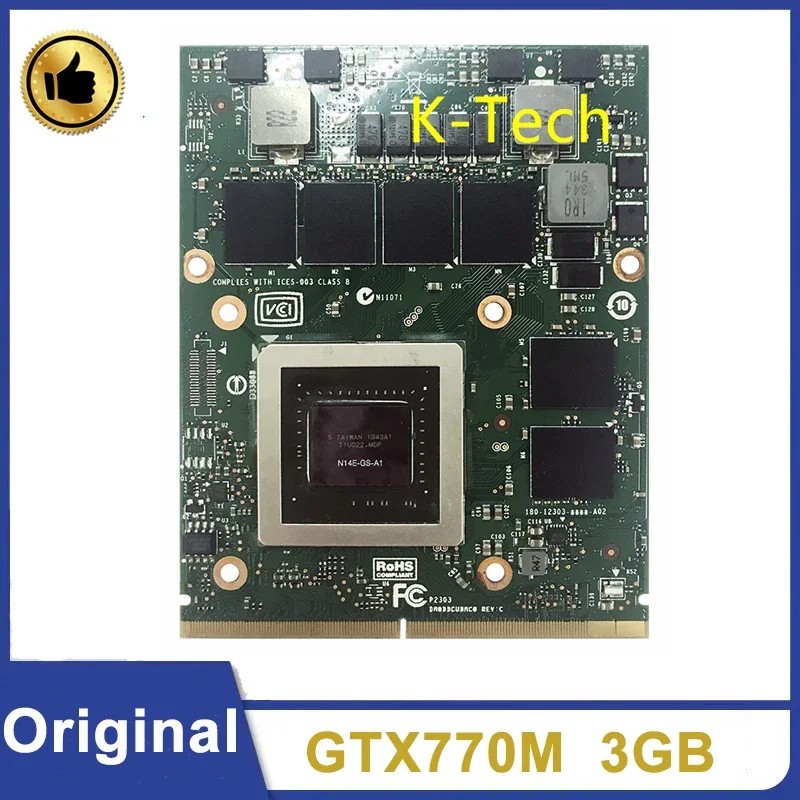 Brand New GTX770M GTX 770M N14E-GS-A1 Graphics Video Card For MSI GT60 GT70 GT780 GT683 16F3 16F4 17