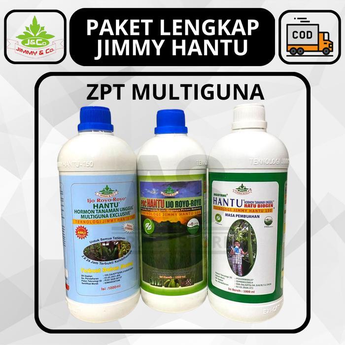 PAKET PUPUK HORMON JIMMY HANTU ZPT NPK POC RATU BIOGEN IJO ROYO ROYO 1000ML ORIGINAL