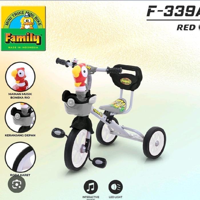 Sepeda Roda 3 Anak Family Sincan Musik Senderan