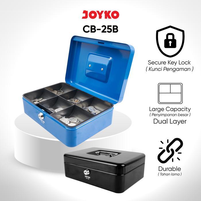 Joyko Brankas Uang Cash Box Kotak Uang Kas Cb-25B