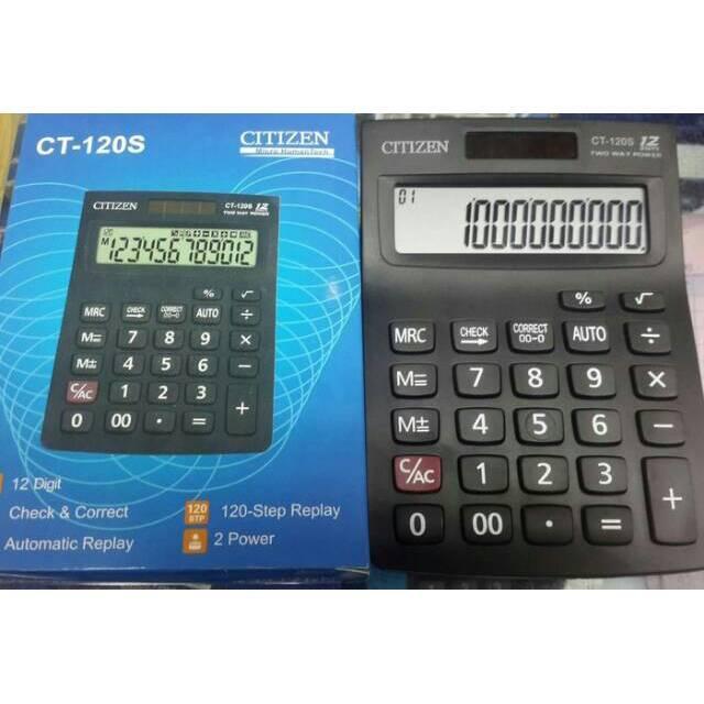 Citizen Ct-120S Kalkulator Check Correct / Calculator Desktop Ct120S