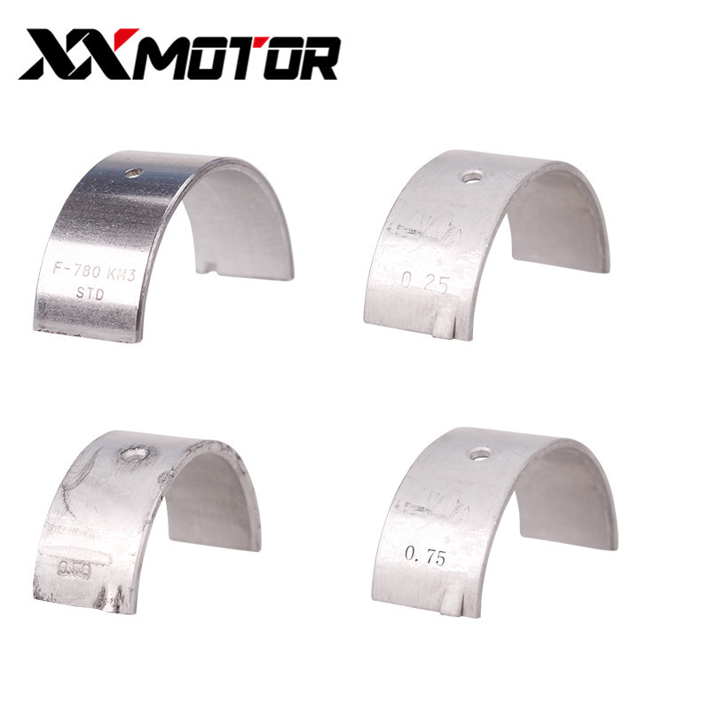 4Pcs Crankshaft Crank Shaft Connecting Rod Bearing STD Oversize +0.25 +0.5 +0.75mm For Honda VTZ250 