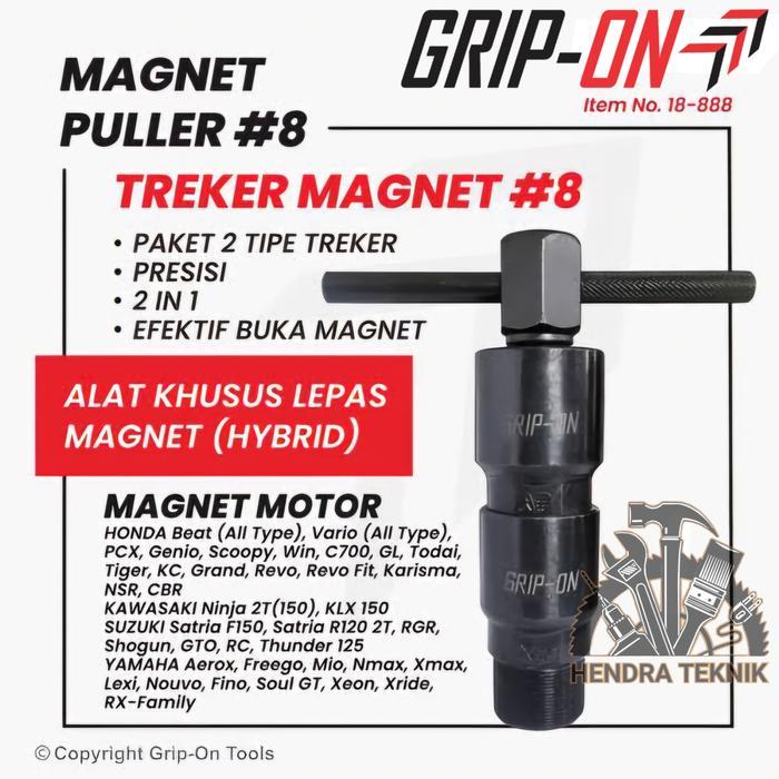 TRACKER MAGNET #8 HYBRID CRV TREKER MAGNET GRIP ON TREK MAGNIT UNIVERSAL HI QUALITY semua motor