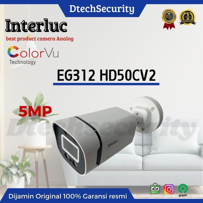 CAMERA CCTV 5MP COLORVU INTERLUC HD50CV2Y/CCTV OUTDOR 5MP COLORVU