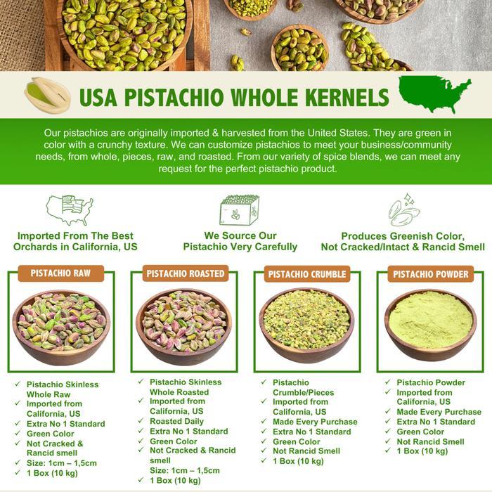 250GR - PISTACHIO CRUMBLE PECAHAN PISTACHIO PISTACHIO HALUS