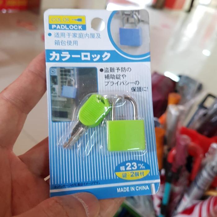 PERLENGKAPAN WISATA GEMBOK KOPER KECIL 25MM KUAT 3 KUNCI KUALITAS PREMIUM