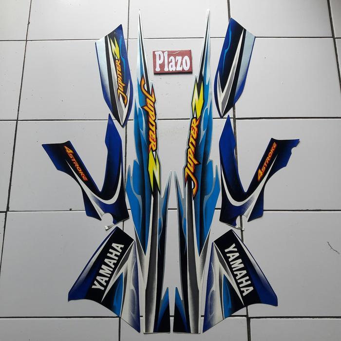Stiker Striping Body Motor Jupiter Z 2005 Biru