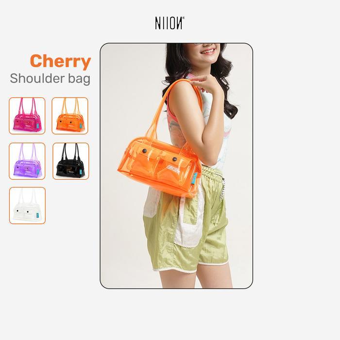 ASLI NIION POP GLAZE CHERRY SHOULDER BAG CONCERT READY STOCK