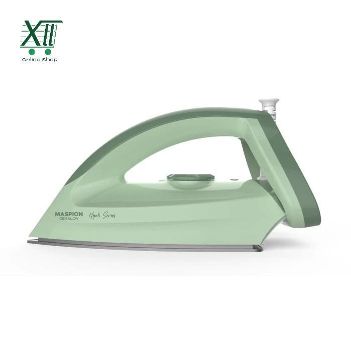 MASPION HA~365 HiJAB SERiES DRY IRON CERALON Setrika Ceramic Coating Gosokan Hijau
