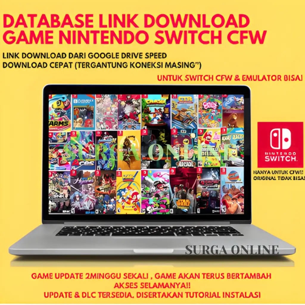 Database Game Nintendo Switch CFW Link Download Selamanya