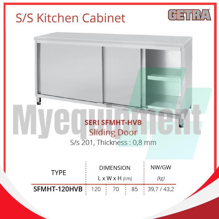 KITCHEN KABINET MEJA STAINLESS KABINET DAPUR GETRA SERI SMFHT