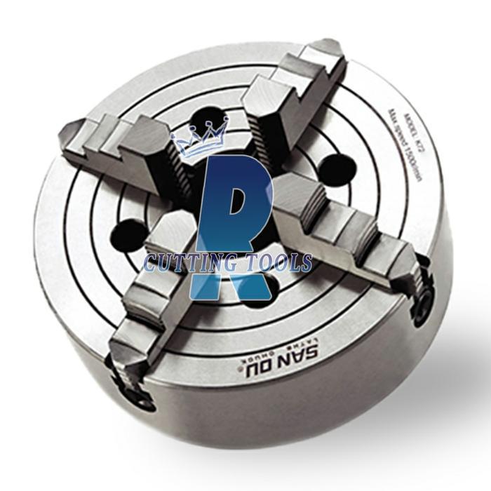 Chuck Bubut K72 10in SanOu - Claw Bubut SanOu 10in kaki 4 -Chuck Lathe