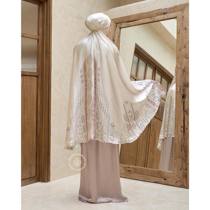 Mukena Travel Printing Miraya Serene Ivory