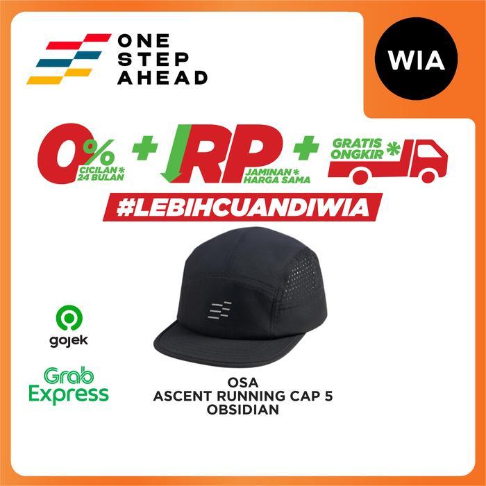 Promo Wia One Step Ahead (Osa) Ascent Running Cap 5 - Topi Lari Olahraga Lightweight