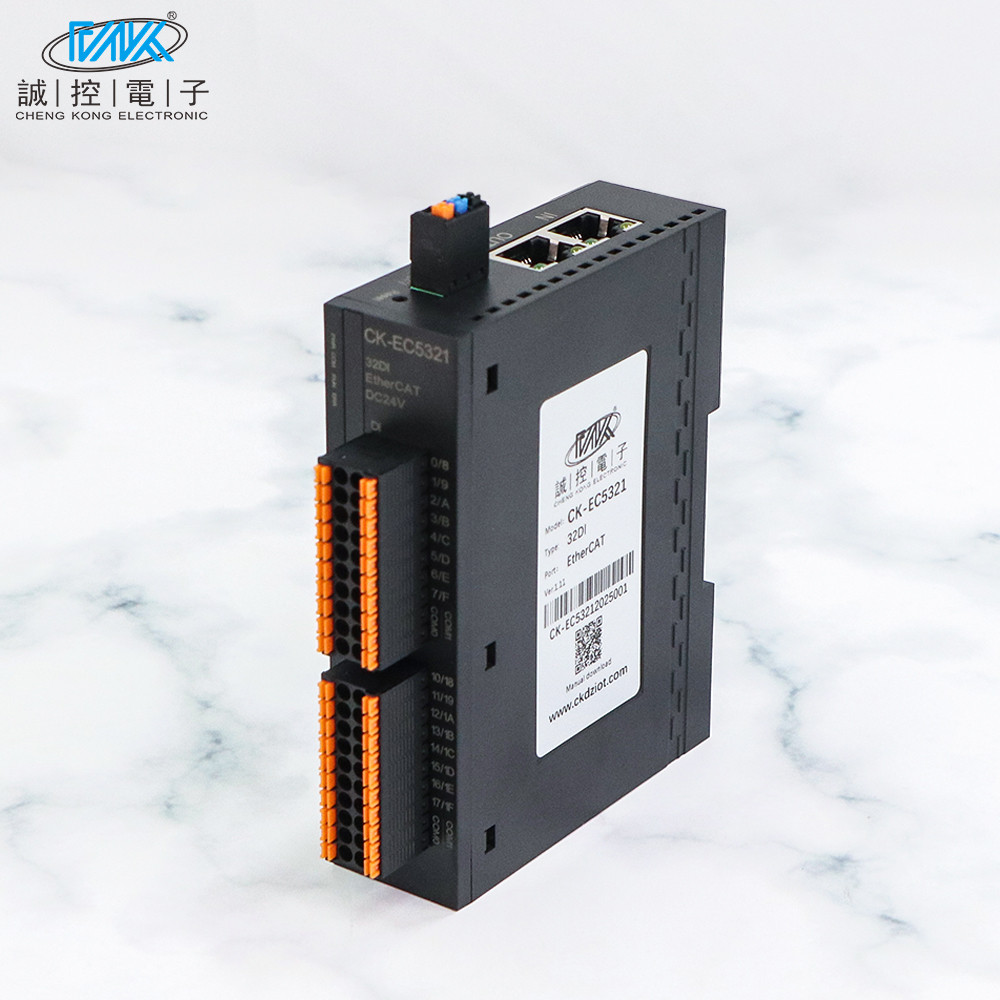 CK-EC5321 Industrial Remote IO Module, 32-Channel RS485 Modbus Communication Digital Input
