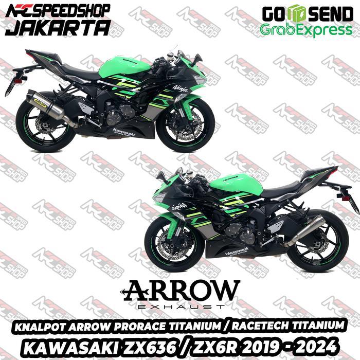 Knalpot Arrow Exhaust Prorace Pro Race Titanium / Competition Racetech Race Tech Titanium / Carbon