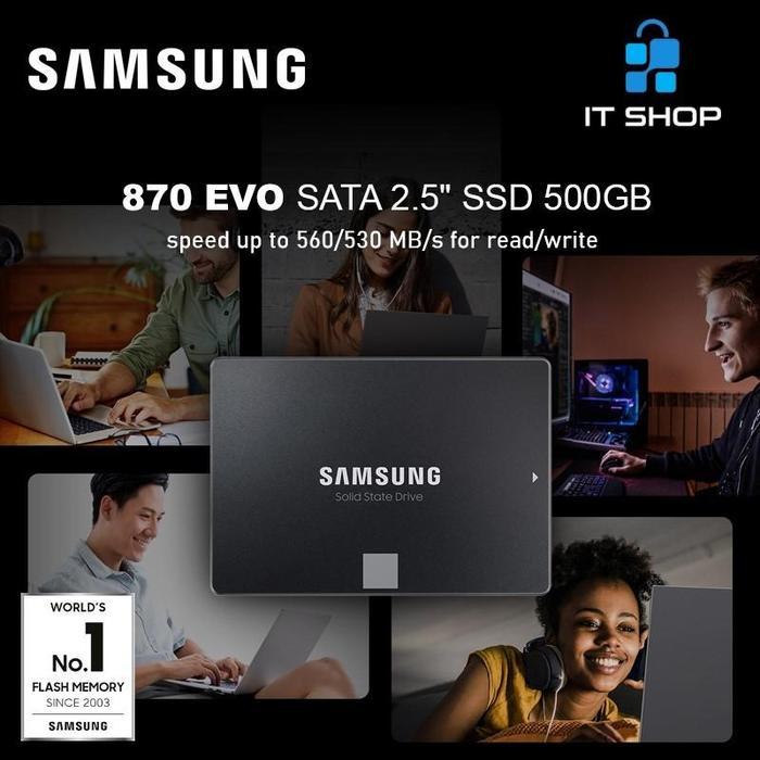 SSD SATA 870 EVO 500GB - SSD Internal for Computer & Laptop