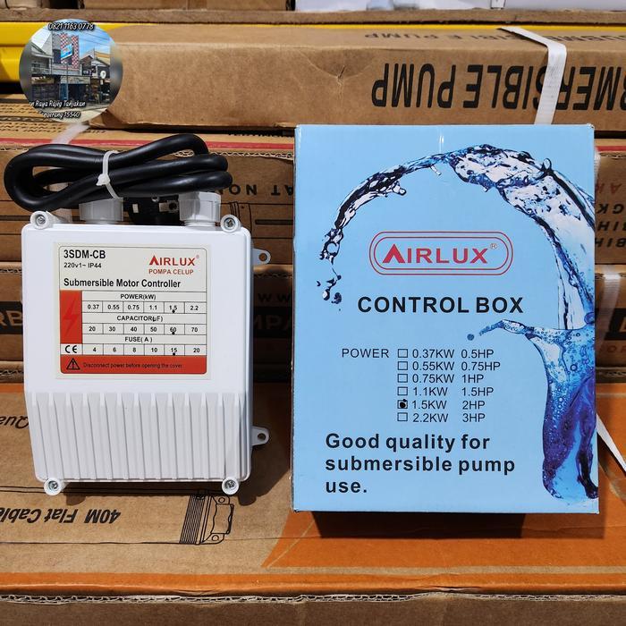 CONTROL BOX POMPA SATELIT 2 HP 1.5 KW AIRLUX