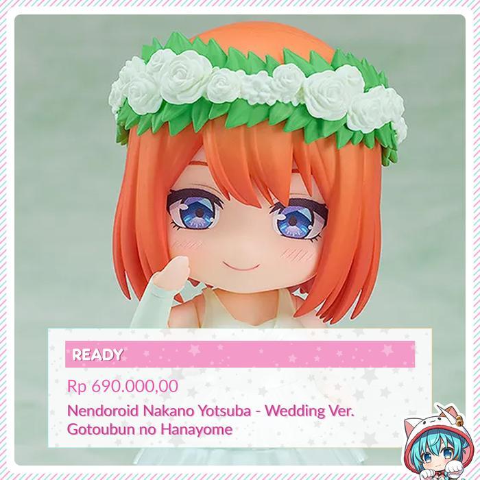 Ready Nendoroid The Quintessential Quintuplets Specials Yotsuba Nakano Wedding Dress Ver.