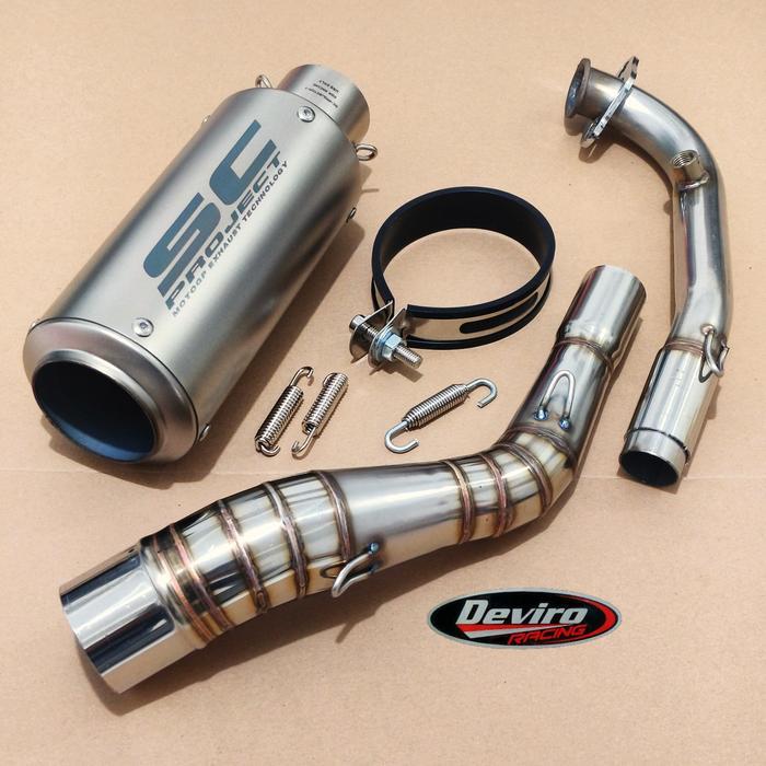 Knalpot Sc-Project Cr-T Import Full System Adv Pcx Vario 160