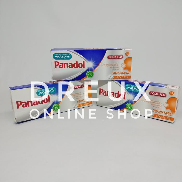 NEW PRODUCT [IMPORT] PANADOL SINUS MAX COLD+FLU NON-DROWSY (1 BOX = 12 CAPLETS)