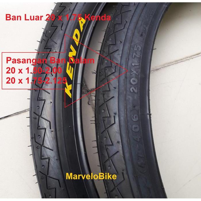 Ban Luar Sepeda Kenda 20 X 1.75