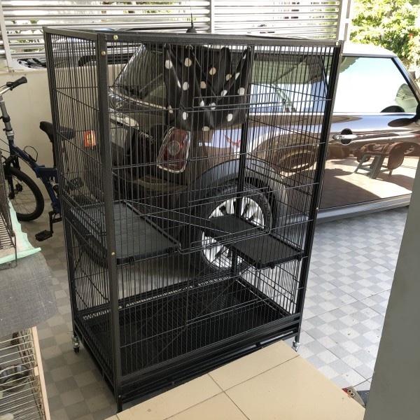 Kandang Kucing Tingkat Octagon CAT-10 (93 x 57 x 140)