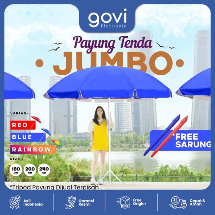YUO GOTO [COD] SUNFLOW PAYUNG TENDA JUALAN PANTAI CAFE OUTDOOR BESAR JUMBO