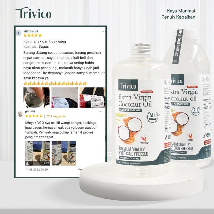Trivico Vco Virgin Coconut Oil 250Ml / Minyak Kelapa Murni Coconut Oil Pasti Promo
