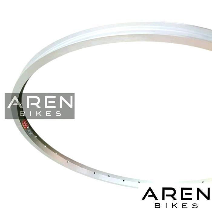 VELG SEPEDA 24 ARAYA VP 21 VP-21 SILVER HITAM ALLOY 36H LUBANG 36 HOLE RIMS RIM SINGLE WALL MTB NI