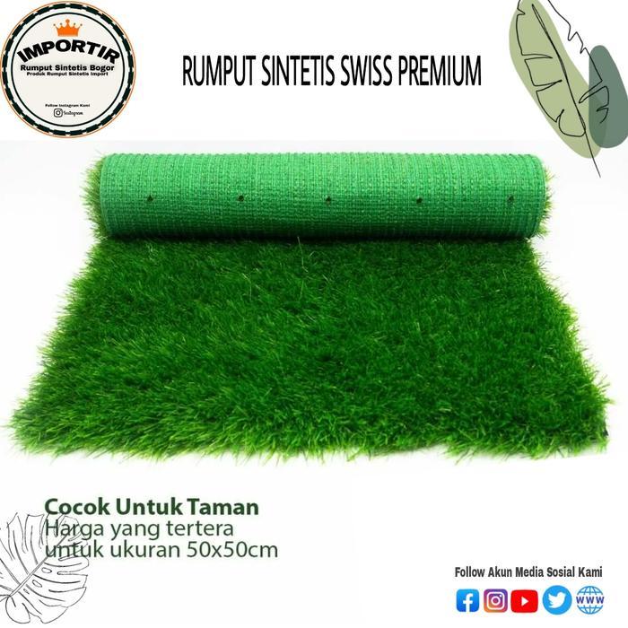 rumput sintetis swiss, rumput sintetis premium