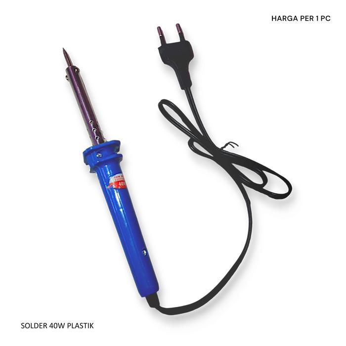 N3W Solder Kayu / Plastik 40 Watt Visero / Pioline / ATN dengan Ujung Solder Biasa