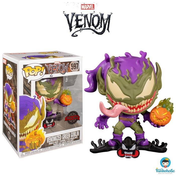BERGARANSI Funko POP Marvel Venom - Venomized Green Goblin [Exclusive] #597