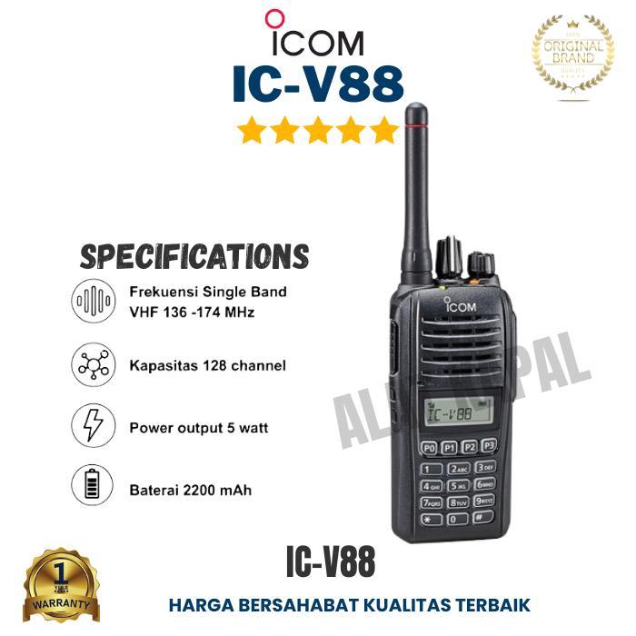 Icom HT IC - V88 ORIGINAL ICOM MADE IN JAPAN