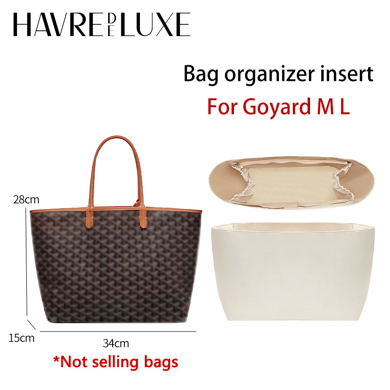 Bag Organizer Insert For Goyard Bag Nylon Material Waterproof Durable Bag Support Storage Inner