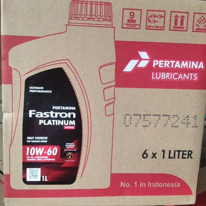 Oli Pertamina Fastron Platinum Racing - 10w 60 (1L)