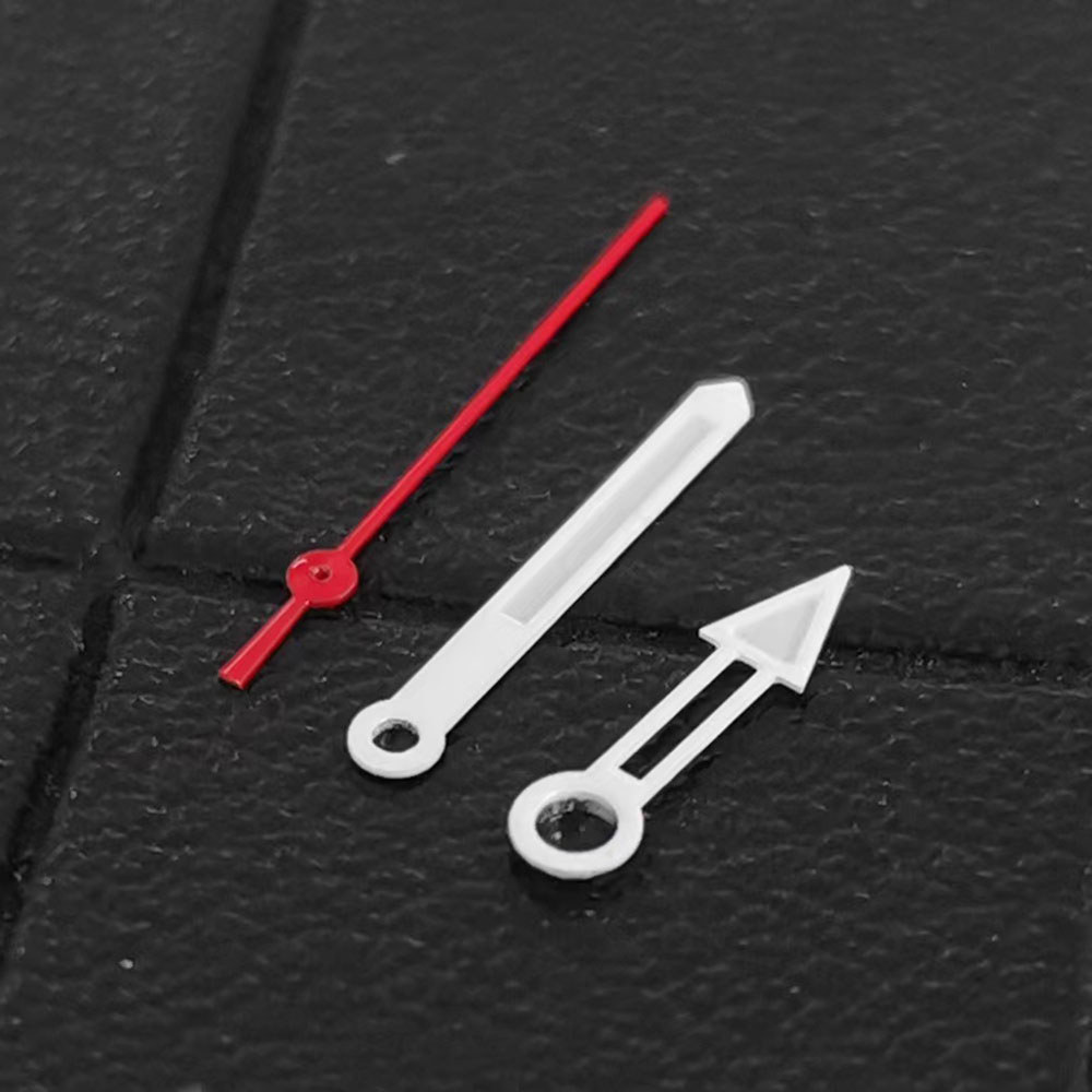 New Green Glow Hands White Red Watch Pointer Suitable For Nh35 Nh36 4R 7S Movement