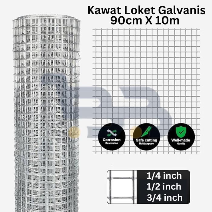 N3W Kawat Loket/Ram Galvanis Anti Karat