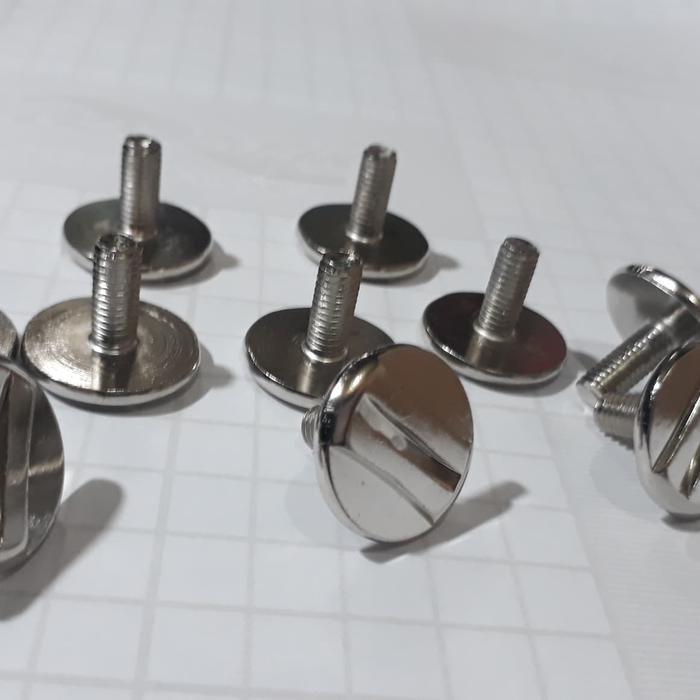 "New" baut kaca helm universal kepala lebar