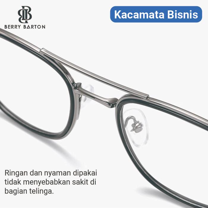 Berrybarton 2622 Frame Kacamata Pria Lensa Blueray Photocromic