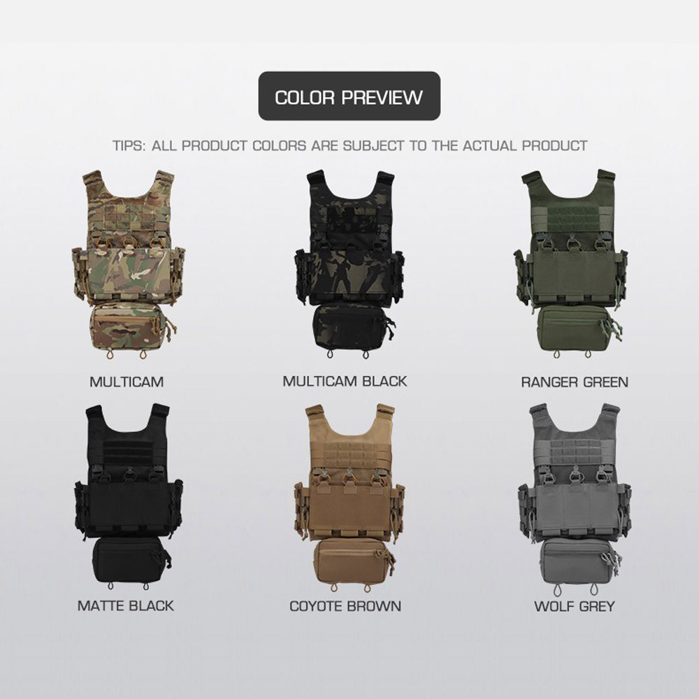 Tactical Vest Lv119 Plate Carrier Set Lightweight Otb Maritime Version Airsoft Hunting Vest With