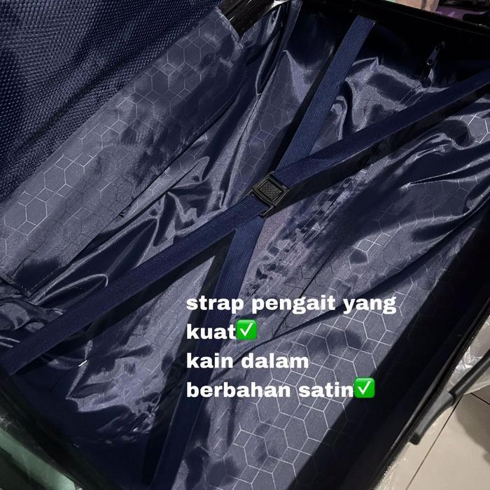 Polo Trust Koper Polo 24 Inch Tipe 808 Fiber Abs Hardcase Roda 360 Derajat Unisex