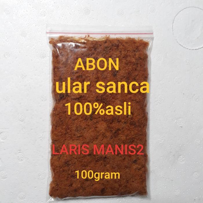 Abon ular sanca -abon ular python 100gram
