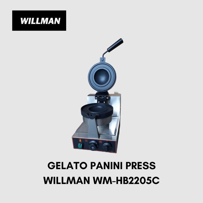 Mesin Ufo Burger Gelato Ice Cream Panini Bun Press Es Krim dalam Roti