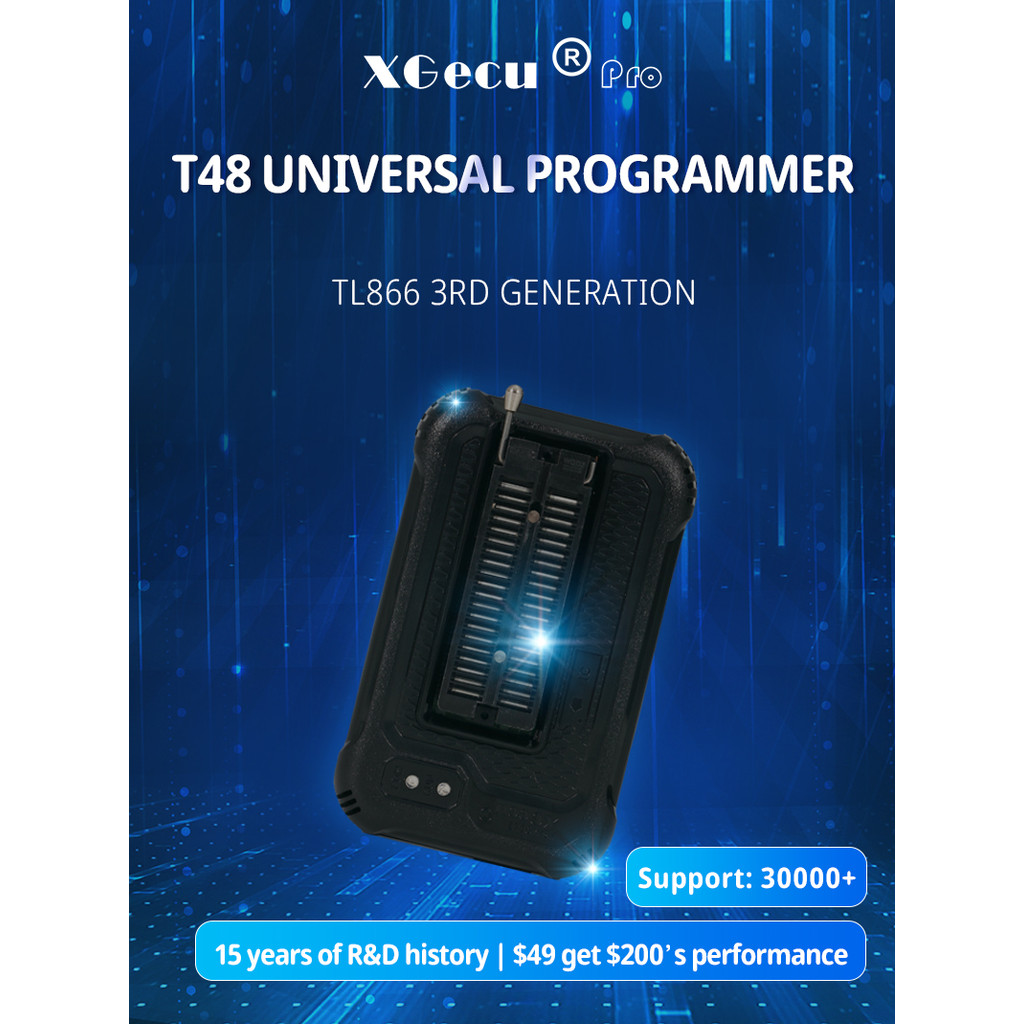 Newest Original t48 programmer xgecuTL866II Plus Universal TL866 nand flash AVR PIC Bios USB