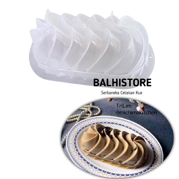 Cetakan Kue Puding Ovale Plastik Food Grade